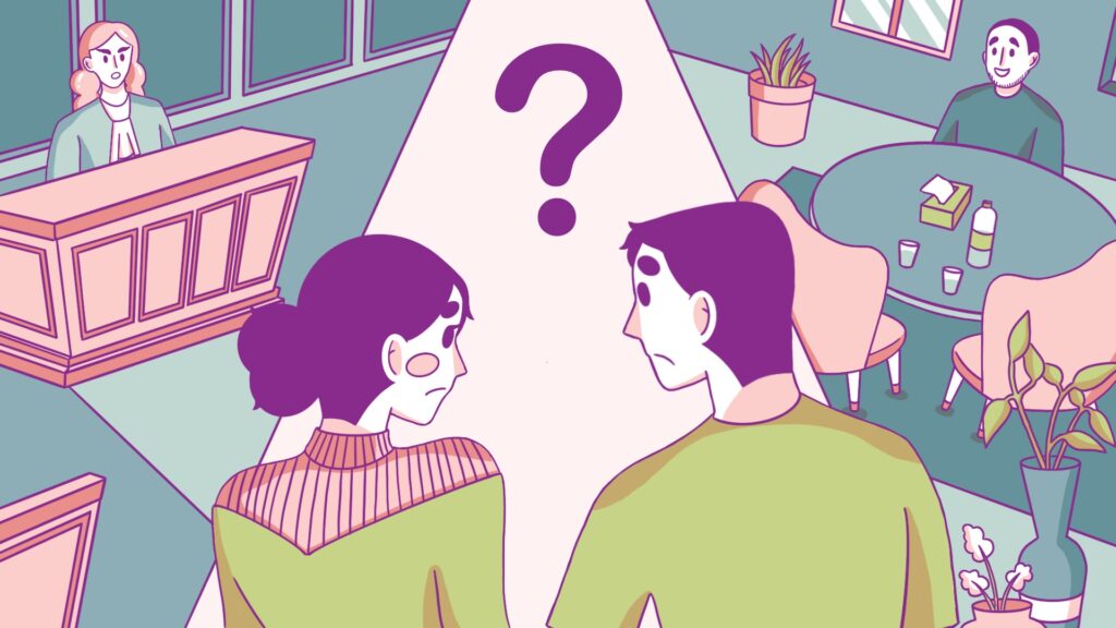 Une fois la décision de divorcer prise, se pose alors à tout un chacun la question sur le mode de divorce à adopter : Médiation ou tribunal. Ce choix n'est pas anodin, car il influence sur l'état d'esprit des conjoints pour l'après divorce.