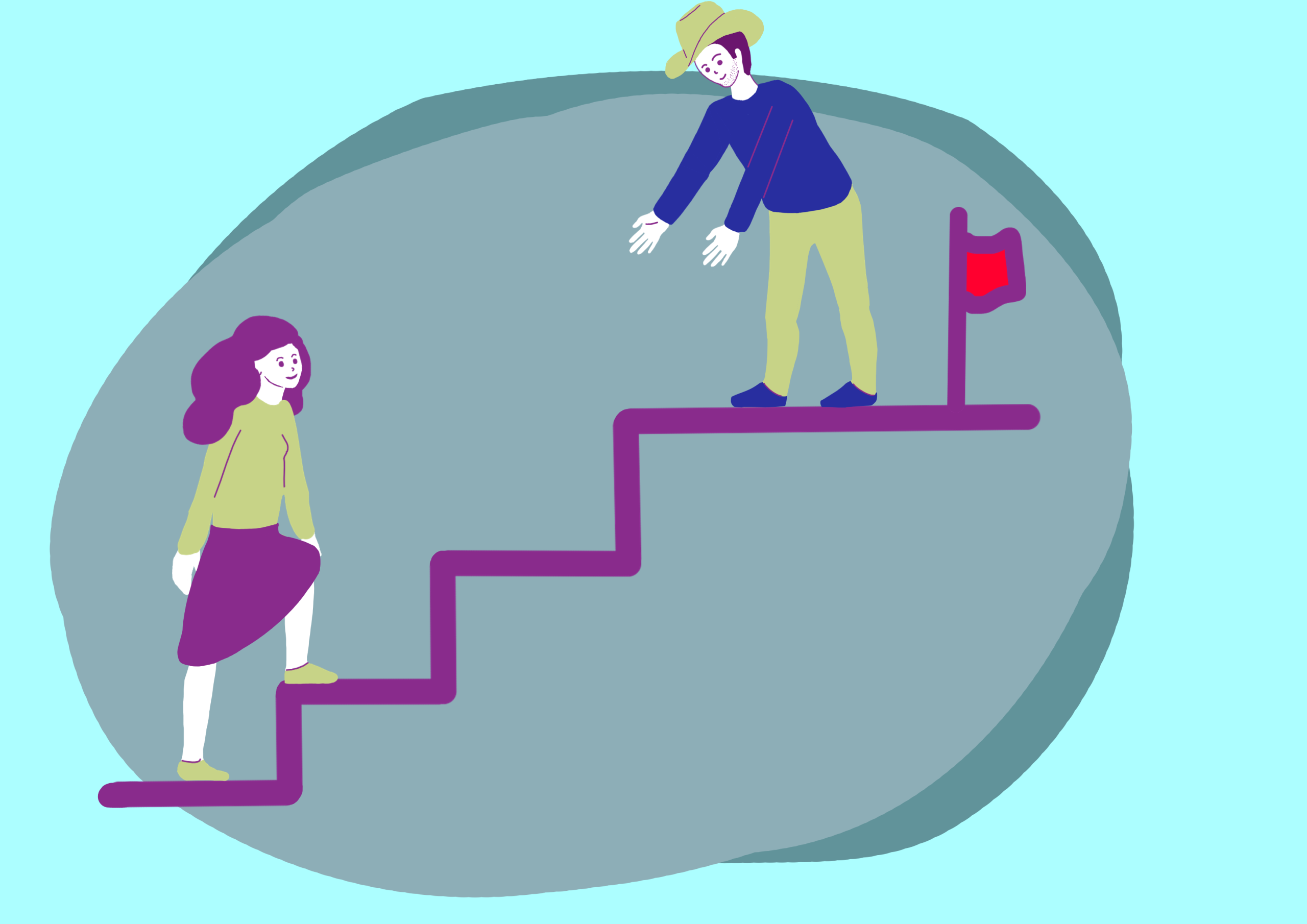 Je dois agir pour procéder au changement. Si les obstacles trop hauts m’empêchent d’agir, mon coach me soutient dans l’effort pour me dépasser et passer à l’action.